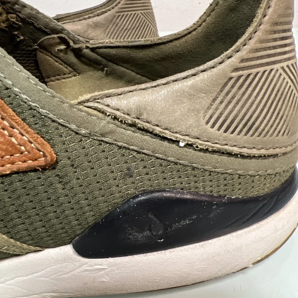 OluKai Mio‎ Li Men's 13 Olive Mesh Sneakers Comfort Casual Walking Shoes